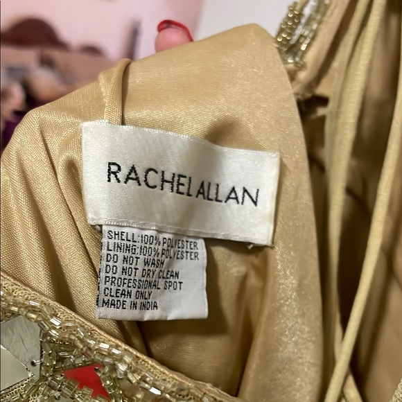 Rachel Allan Sequin Gold Dress - Picture 3 of 6